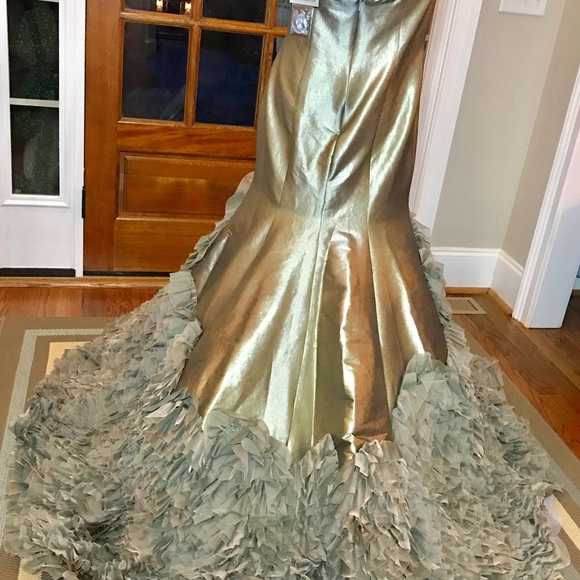 Rachel Allan Couture Evening Gown - Picture 3 of 6